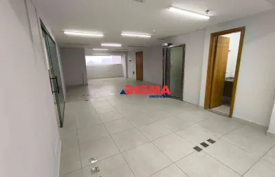 Sala para alugar, 104 m² por r$ 6.500,01/mês - vila mathias - santos/sp