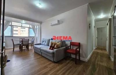 Apartamento com 3 dormitórios à venda, 88 m² por r$ 750.000,00 - pompéia - santos/sp
