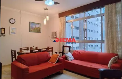 Apartamento com 3 dormitórios à venda, 117 m² por r$ 850.000,00 - aparecida - santos/sp