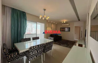 Apartamento para alugar, 170 m² por r$ 8.600,02/ano - pompéia - santos/sp