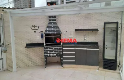 Sobrado com 2 dormitórios à venda, 81 m² por r$ 1.065.000,00 - marapé - santos/sp