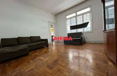 Apartamento para alugar, 100 m² por r$ 5.800,02/ano - gonzaga - santos/sp