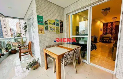 Apartamento com 2 dormitórios à venda, 80 m² por r$ 1.270.000,00 - gonzaga - santos/sp