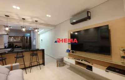 Kitnet com 1 dormitório à venda, 38 m² por r$ 690.000,00 - gonzaga - santos/sp