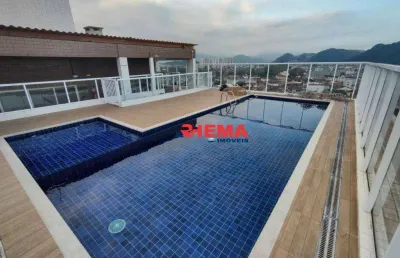 Apartamento com 2 dormitórios para alugar, 82 m² por r$ 3.000,00/mês - vila cascatinha - são vicente/sp