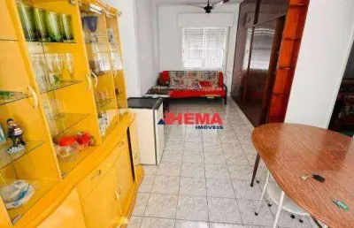 Apartamento com 1 dormitório para alugar, 55 m² por r$ 3.050,00/mês - marapé - santos/sp
