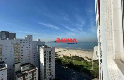 Apartamento dois dormitórios no josé menino, vista a mar