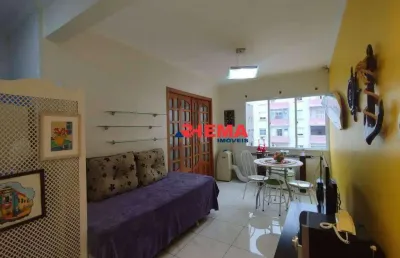 Apartamento com 1 dormitório à venda, 37 m² por r$ 400.000,00 - embaré - santos/sp
