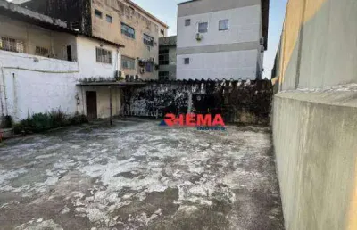 Terreno para alugar, 150 m² por r$ 3.000,01/mês - centro - são vicente/sp