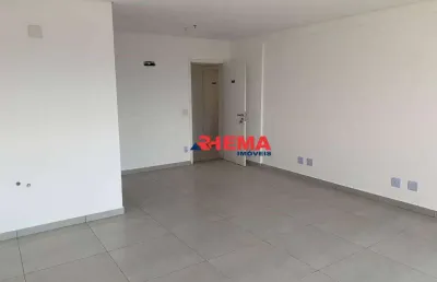Sala para alugar, 41 m² por r$ 2.400,01/mês - vila matias - santos/sp