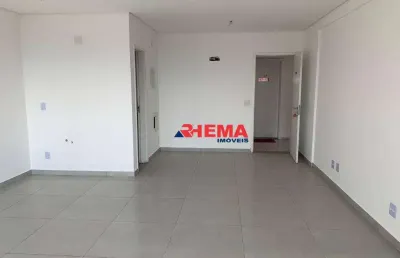 Sala para alugar, 42 m² por r$ 2.200,01/mês - vila matias - santos/sp