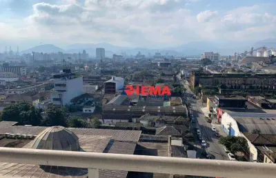 Sala para alugar, 42 m² por r$ 2.200,01/mês - vila matias - santos/sp