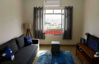 Apartamento com 2 dormitórios à venda, 63 m² por r$ 525.000,00 - embaré - santos/sp