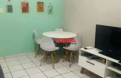 Apartamento com 2 dormitórios para alugar, 65 m² por r$ 2.700,01/mês - boqueirão - santos/sp