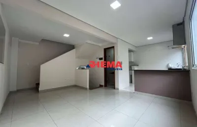 Sobrado com 2 dormitórios à venda, 100 m² por r$ 535.000,00 - macuco - santos/sp