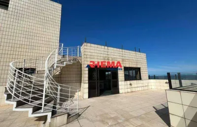Flat com 1 dormitório para alugar, 40 m² por r$ 2.800,02/mês - itararé - são vicente/sp
