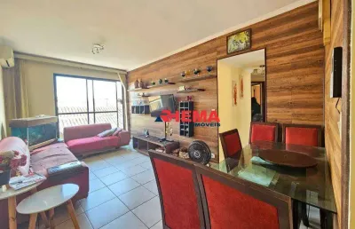 Apartamento com 2 dormitórios à venda, 82 m² por r$ 550.000,00 - embaré - santos/sp