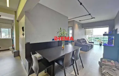 Apartamento com 2 dormitórios à venda, 59 m² por r$ 530.000,00 - vila matias - santos/sp