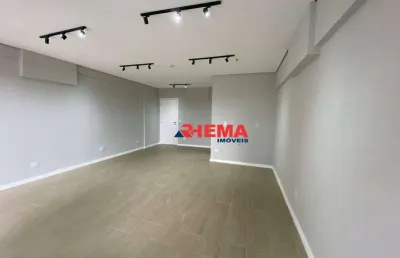 Sala para alugar, 42 m² por r$ 2.300,01/mês - vila matias - santos/sp