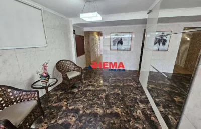 Apartamento com 1 dormitório para alugar, 45 m² por r$ 3.000,01/mês - josé menino - santos/sp