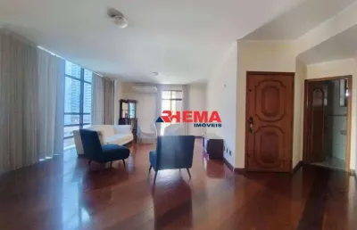 Apartamento com 4 dormitórios para alugar, 250 m² por r$ 8.000,01/mês - aparecida - santos/sp