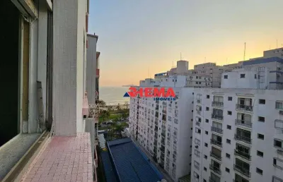 Apartamento com 1 dormitório à venda, 40 m² por r$ 320.000,00 - embaré - santos/sp