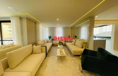 Apartamento com 4 dormitórios à venda, 295 m² por r$ 3.200.000,00 - boqueirão - santos/sp
