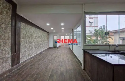 Casa com 3 dormitórios à venda, 240 m² por r$ 1.750.000,00 - gonzaga - santos/sp
