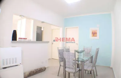 Apartamento com 2 dormitórios à venda, 55 m² por r$ 480.000,00 - aparecida - santos/sp