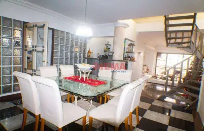 Apartamento duplex com 4 dormitórios à venda, 480 m² por r$ 3.250.000,00 - ponta da praia - santos/sp