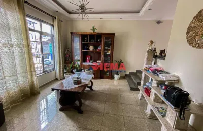 Sobrado com 4 dormitórios à venda, 219 m² por r$ 1.390.000,00 - campo grande - santos/sp