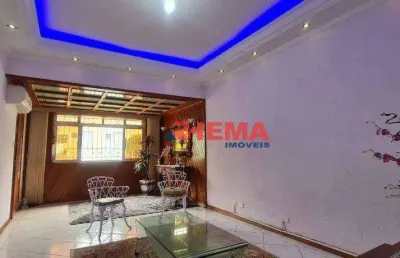 Casa à venda, 300 m² por r$ 2.400.000,00 - marapé - santos/sp