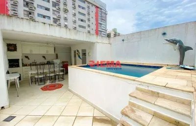 Sobrado com 3 dormitórios à venda, 188 m² por r$ 1.590.000,00 - gonzaga - santos/sp