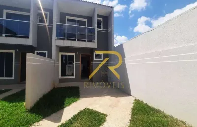 Sobrado à venda, 74 m² por r$ 350.000,00 - sítio cercado - curitiba/pr