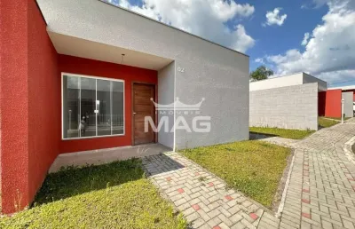 Casa em condomínio fechado com 3 quartos à venda na rua do jacarandá, 405, parque do embu, colombo por r$ 293.000