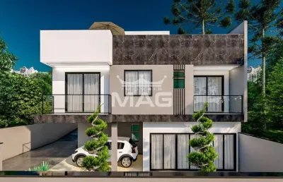 Casa em condomínio fechado com 3 quartos à venda na rua deputado nilson ribas, 511, seminário, curitiba por r$ 1.499.000
