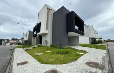 Casa em condomínio fechado com 3 quartos à venda na rua fernando de noronha, 2590, boa vista, curitiba por r$ 1.440.000