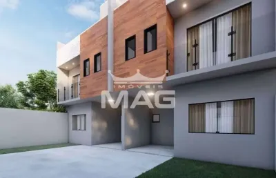 Casa em condomínio fechado com 3 quartos à venda na rua doutor antônio amarante, 228, boa vista, curitiba por r$ 890.000