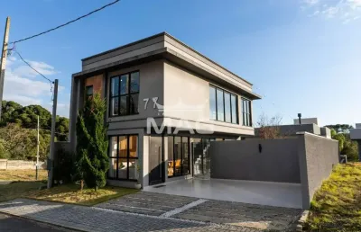 Casa em condomínio fechado com 2 quartos à venda na rua frederico džagostin, 75, roça grande, colombo por r$ 849.000