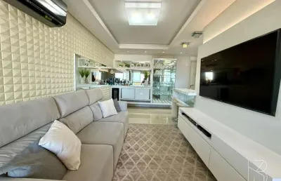 Apê lindo de 2 dormitórios com suíte totalmente mobiliado!