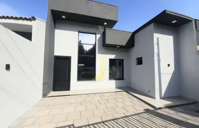 Casa com 1 suíte mais 2 dormitórios à venda, 65 m² por r$ 385.000 - esmeralda - cascavel/pr