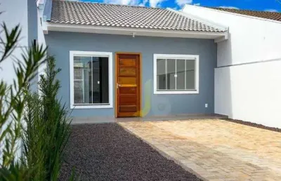Casa com 2 dormitórios à venda, 56 m² por r$ 310.000,00 - jardim veneza - cascavel/pr