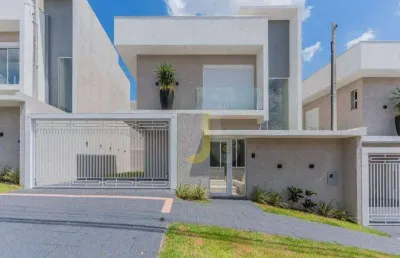 Sobrado com 3 suítes com 10 metros de frente no bairro cancelli