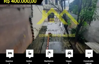 Casa para venda em guarulhos, parque primavera, 7 dormitórios, 2 suítes, 4 banheiros, 2 vagas