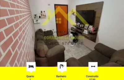 Apartamento para venda em guarulhos, jardim santa mena, 1 dormitório, 1 banheiro