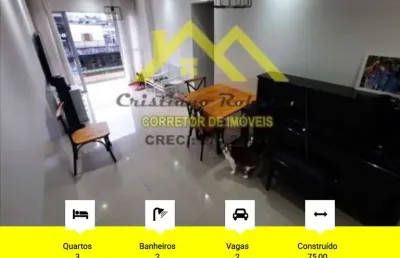 Apartamento para venda em guarulhos, gopoúva, 3 dormitórios, 2 banheiros, 2 vagas