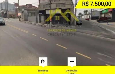 Ponto comercial para locação em guarulhos, vila galvão, 2 banheiros