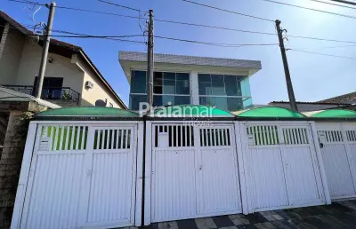 Ampla casa sobreposta com espaço gourmet | vila valença | são vicente.