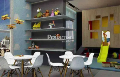 Apartamento 01 dormitórios | 01 banheiro i 01 vaga de garagem i boqueirão - praia grande.