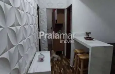 Apartamento 1 dormitório à venda em santos - pé na areia - a 2 passos da praia por r$ 340.000